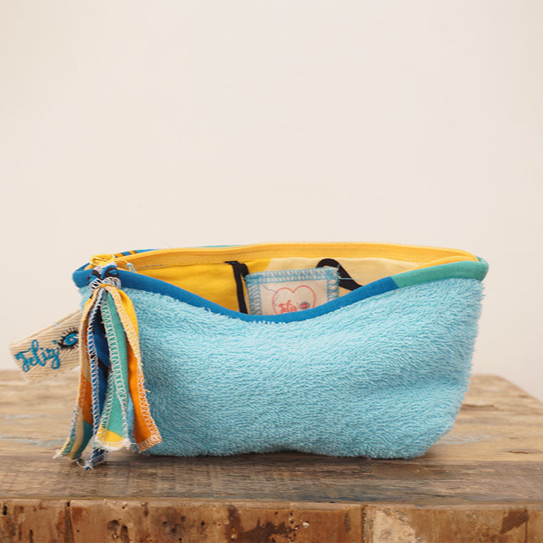 Teratai Beach Pouch Aqua