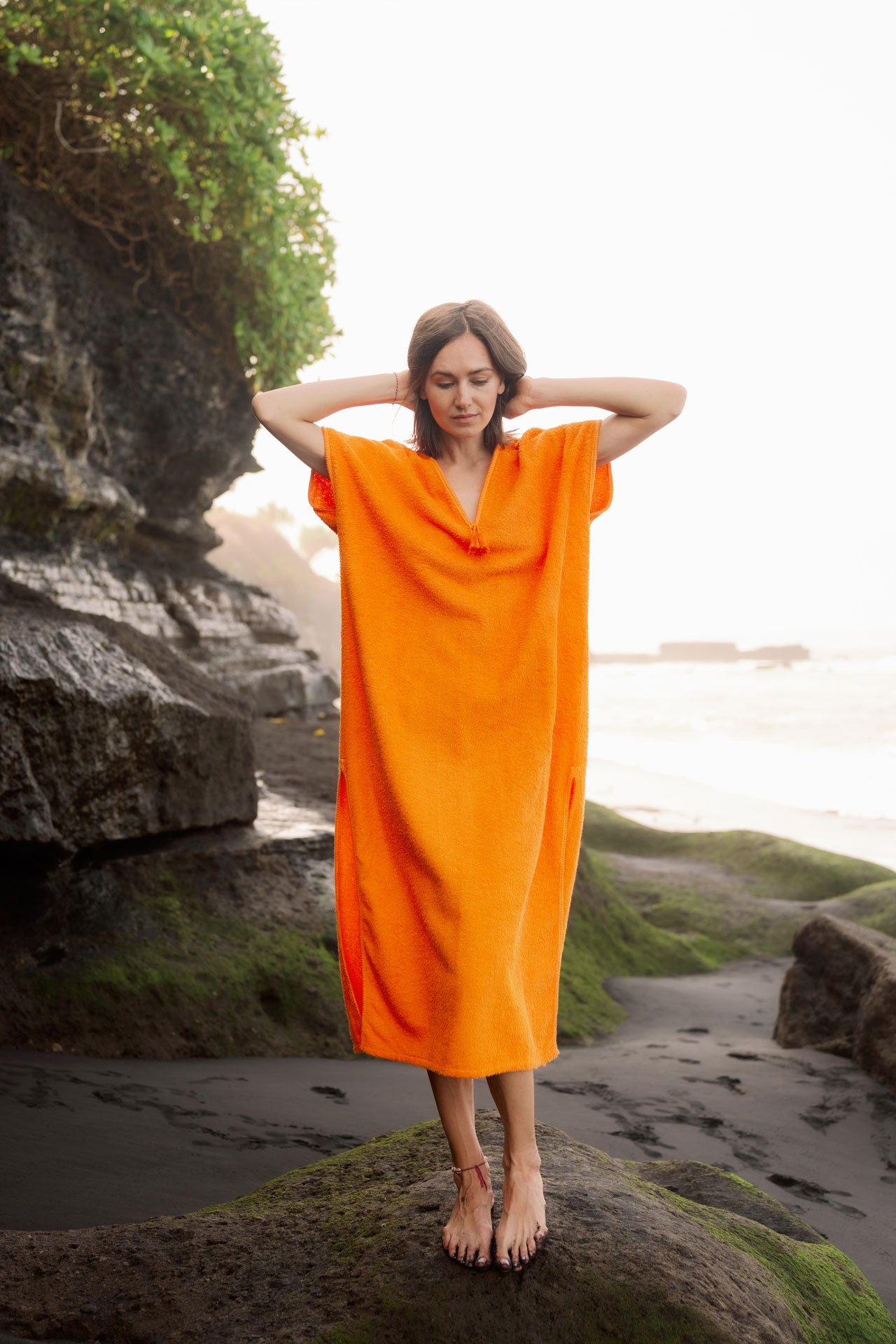 Gemulai Djellaba Terry Cloth Curcuma