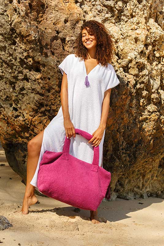 Lambai Beach Bag Dragon fruit FEL-BAG-DRAGONFRUIT original paintings