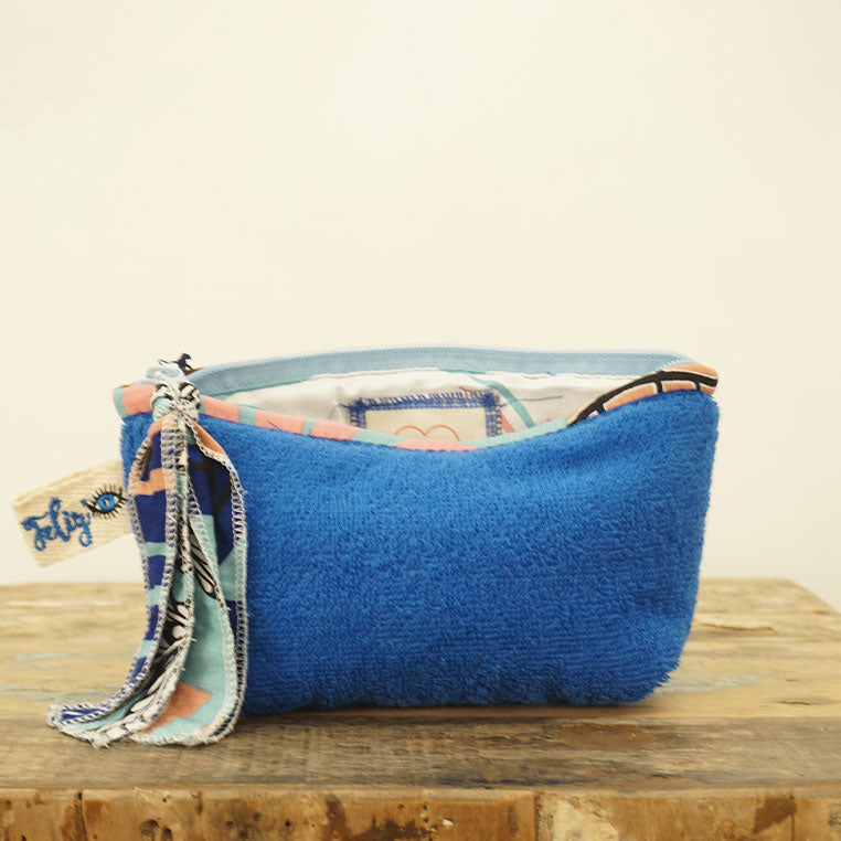 Teratai Beach Pouch Indigo