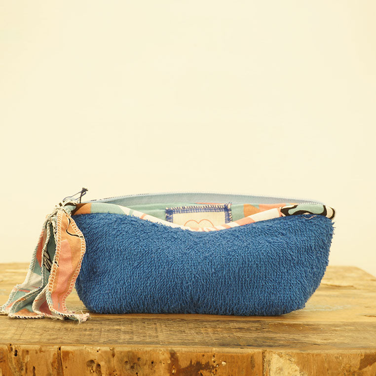 Teratai Beach Pouch Indigo