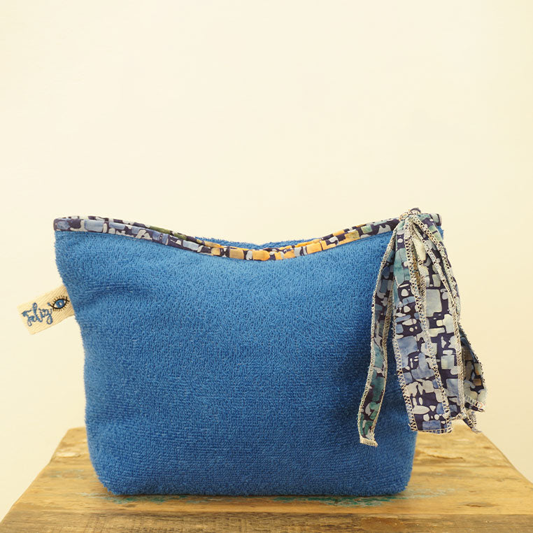 Teratai Beach Pouch Indigo