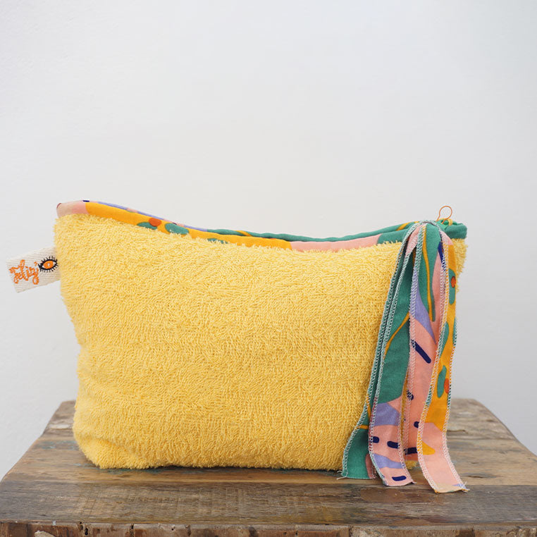 Teratai Beach Pouch Mandarin