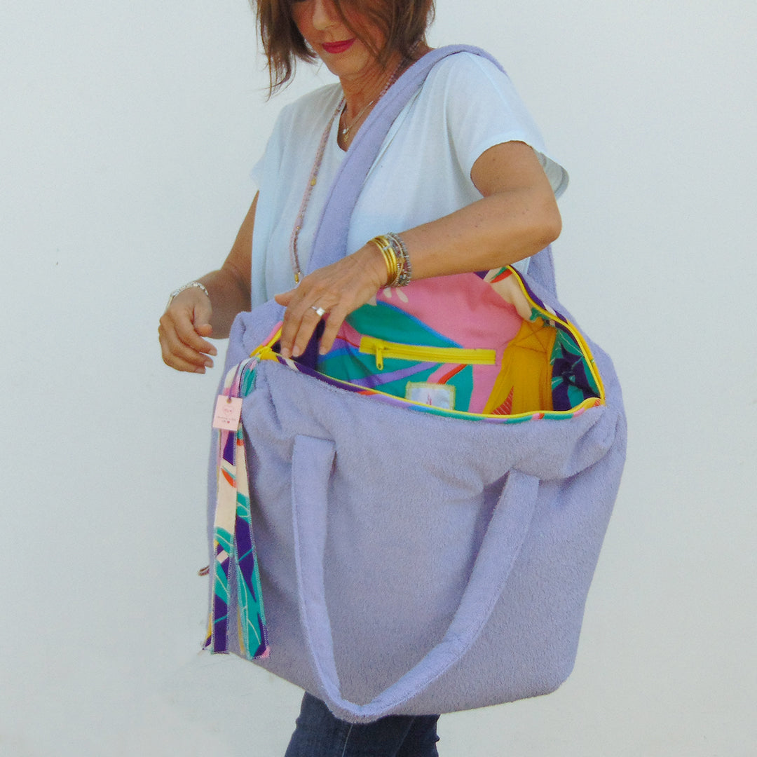 Lambai Beach Bag Sweet Potato LAMBAGOSSWP original paintings