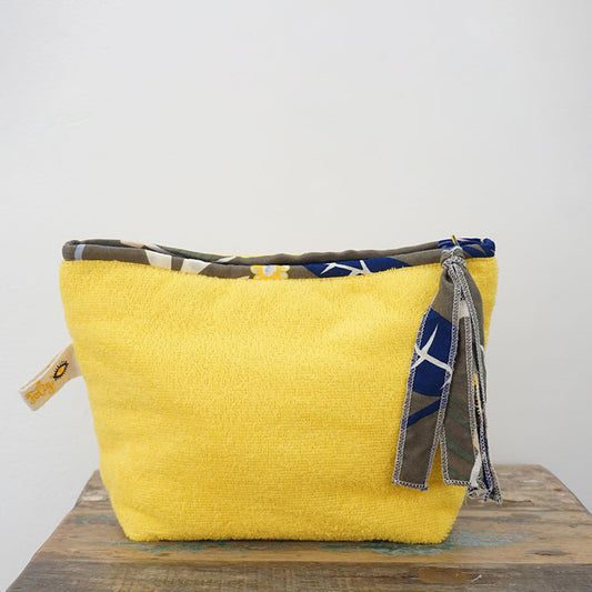 Teratai Beach Pouch Lemon