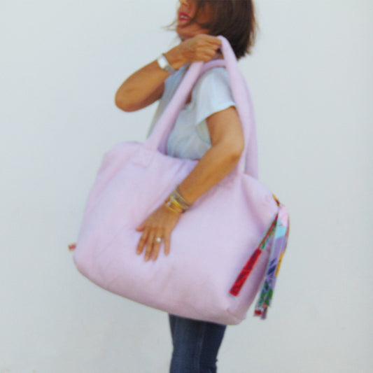 Lambai Beach Bag Lychee LAMBAGOSLYC original paintings